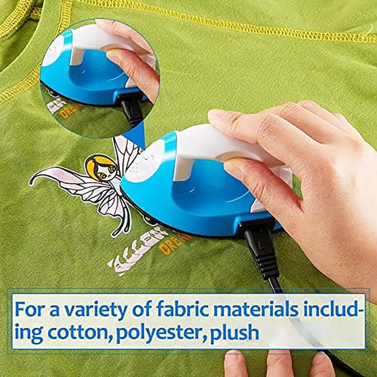 Honoson Mini Craft Iron with Charging Base Tiny,Blue | Portable DIY Heat Press for Small Projects - view 4