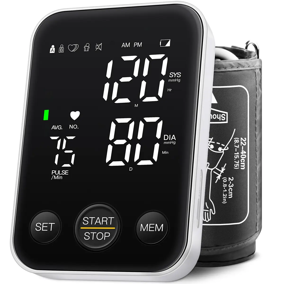 DOUHAO Blood Pressure Monitor Upper Arm Machine with 240 Memory & Backlight Display | Clinically Accurate Readings - main product image