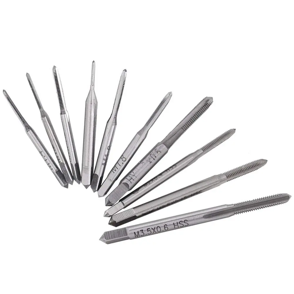 YAKAMOZ Micro Metric Tap Set M1-M3.5 HSS 10-Piece | Precision Tapping for Small Threads - view 5