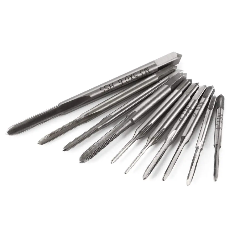 YAKAMOZ Micro Metric Tap Set M1-M3.5 HSS 10-Piece | Precision Tapping for Small Threads - view 3