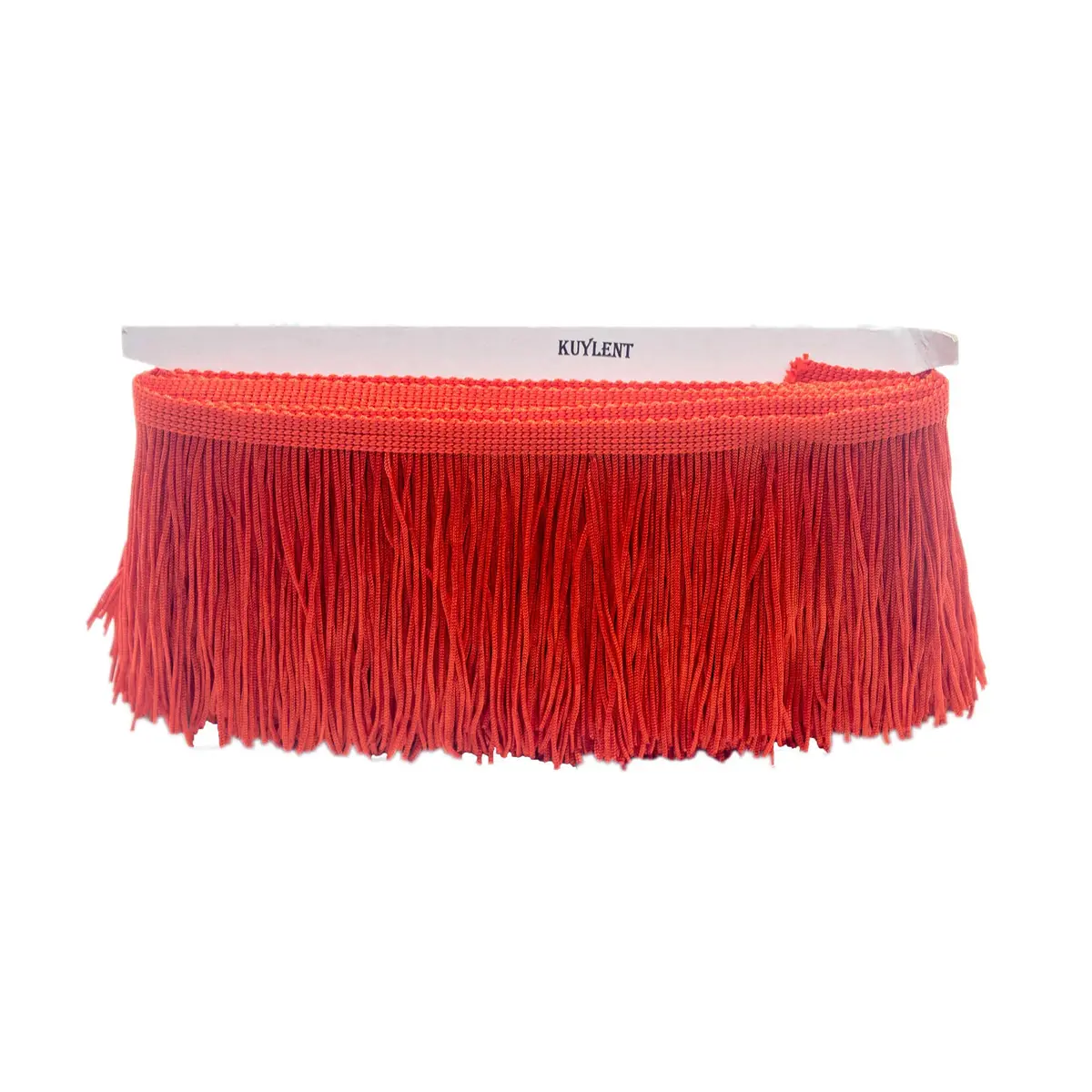 KUYLENT 6.5 Yard 4 Inches Polyester Fringe Trim Lace Tassel for Latin Stage Costumes & Decor | Soft Sheen, Durable - view 2
