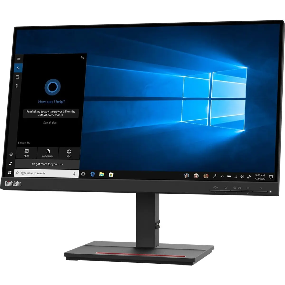 Lenovo ThinkVision S24e-20 23.8" Full HD LCD Monitor | 16:9, VA, FreeSync, 250 Nit, 4 ms - main product image