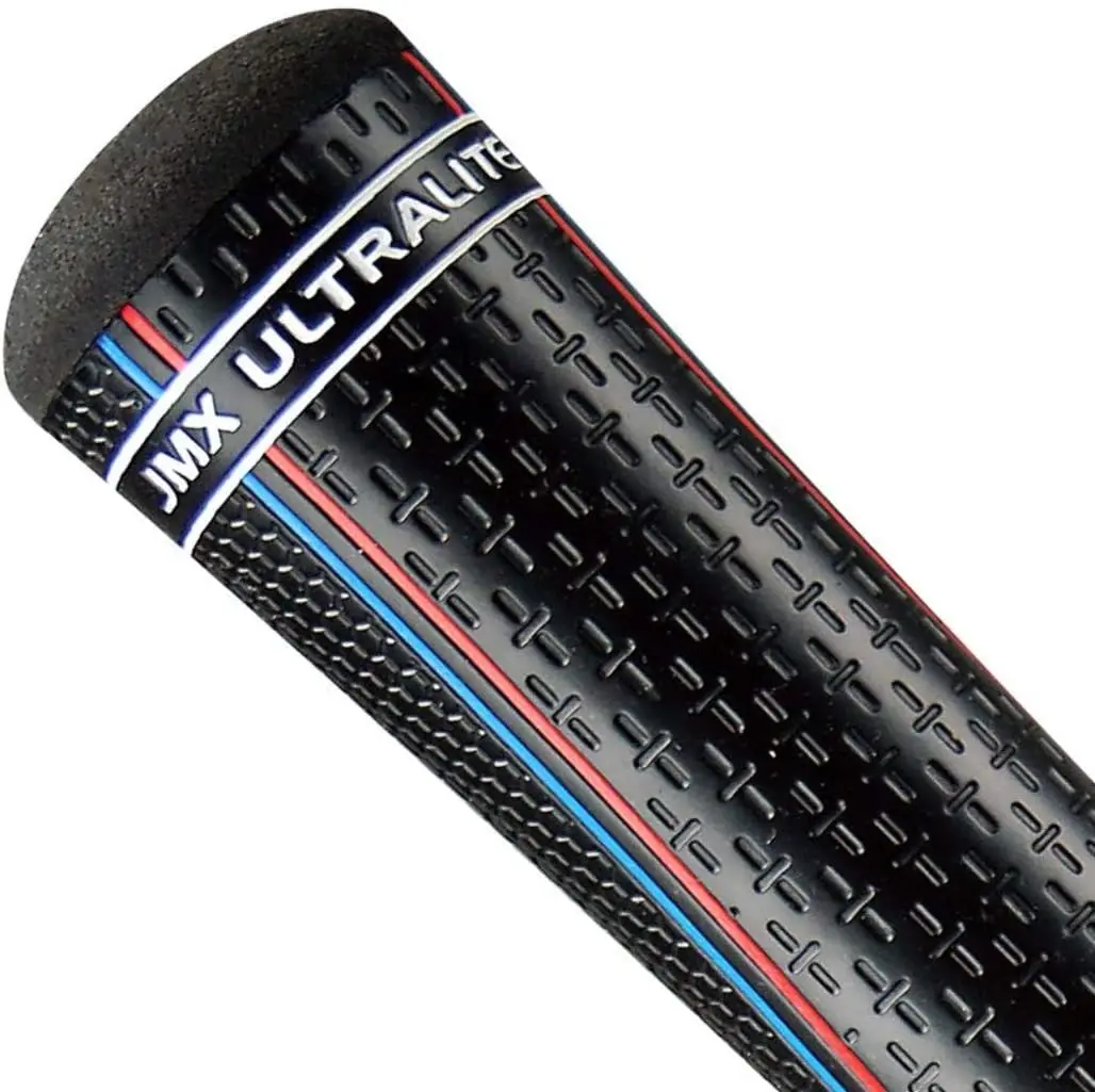 JumboMax JMX Ultralite Tapered Oversized Golf Grips Large (+11/32) - 25% Lighter Than Standard - RWB Pinstripes - view 2