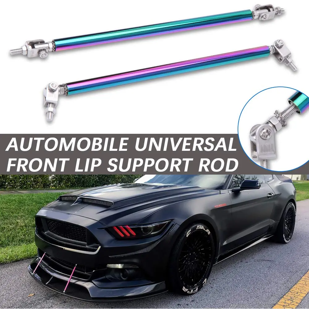 Rich Choices 2PCS Adjustable Splitter Strut Rods 8"-13" | Reinforce Front Lip & Diffuser (110 chars) - main product image