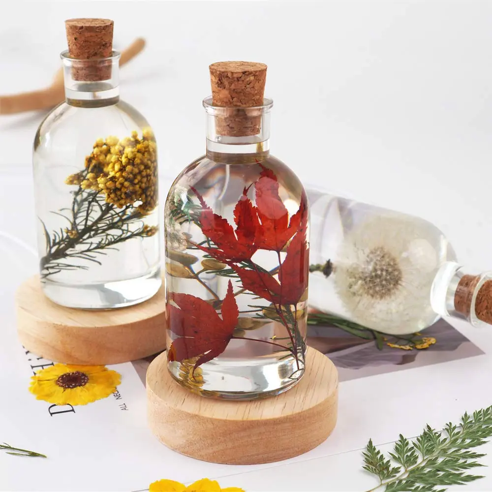 Wehous Resin Mold Bottle Shape with Wooden Stoppers | Epoxy Craft Decor (70-120 chars) - view 3