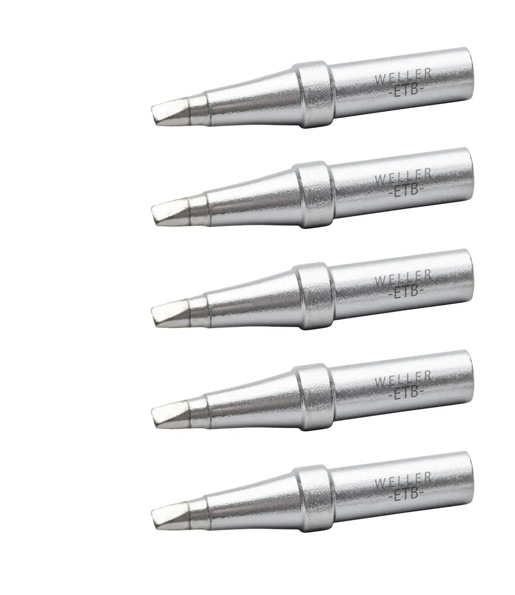Weller ETB-5 Genuine Soldering Tip Set (5 PCS) | Screwdriver Tip, 2.4mm Width, Compatible with WE1010 Station - main product image