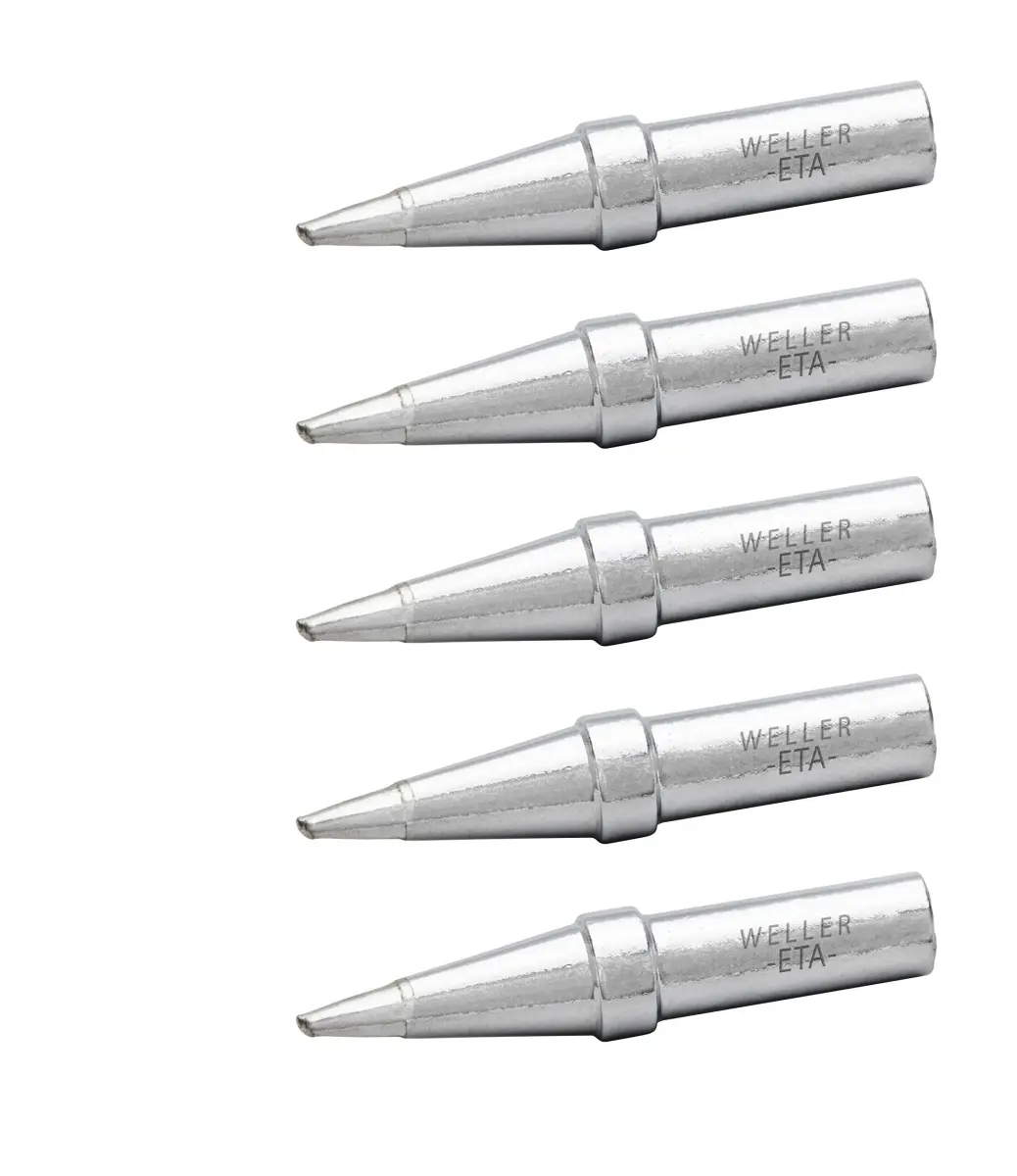 Weller ETA-5 Soldering Tip Set (5 Pcs) | 1.6 mm Screwdriver Tip for WE1010 Station - main product image
