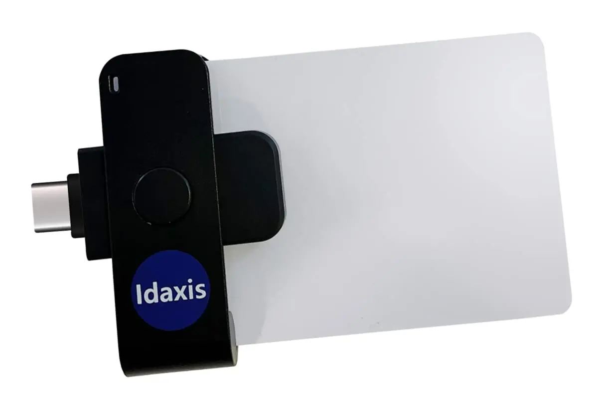 Idaxis SecurePIV mini USB-C Smart Card Reader - TLP125C | Fast, Secure Data Transmission - main product image