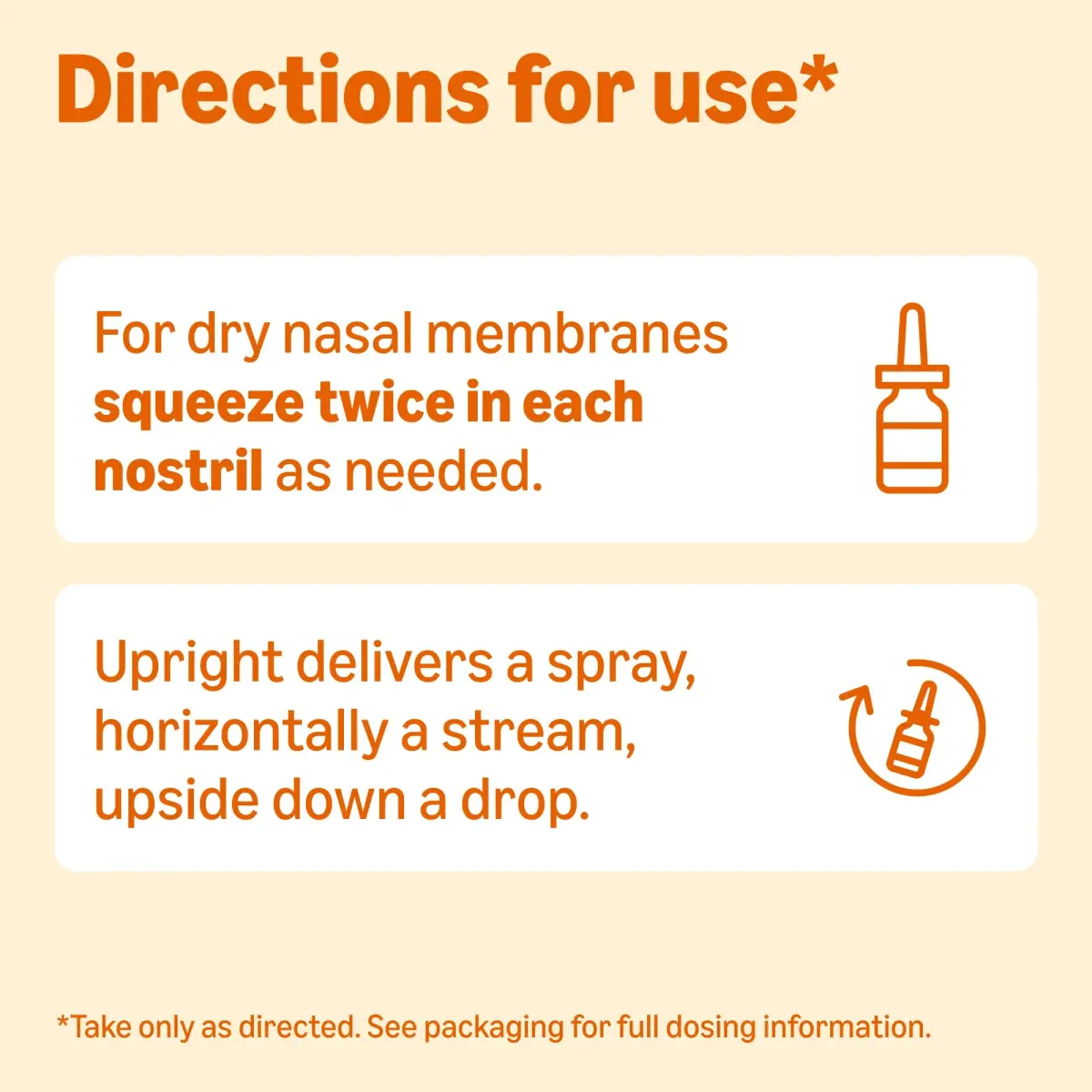 Amazon Basics Saline Nasal Moisturizing Spray 1.5 fl oz (44ml) | Soothes Dry Nasal Passages - view 5