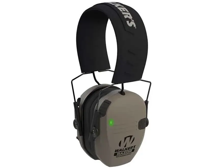 Walker's Razor Rechargeable Electronic Earmuffs FDE | 21dB Noise Reduction Rating - view 4