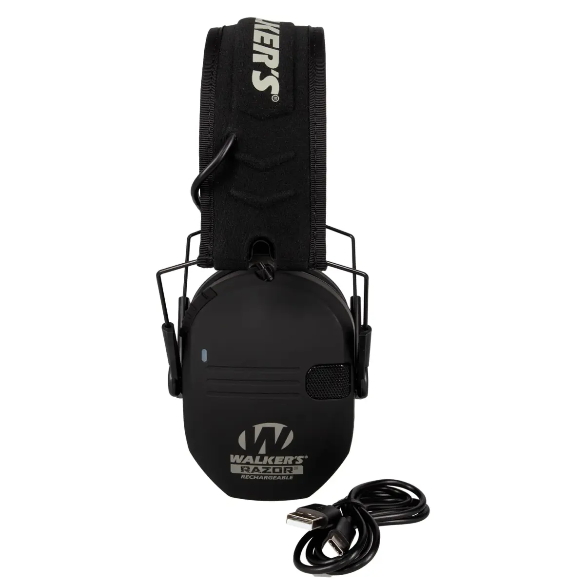 Walker's Razor Rechargeable Electronic Earmuffs | 21dB NRR, 80-Hour Battery, USB-C Charging, Black - view 5