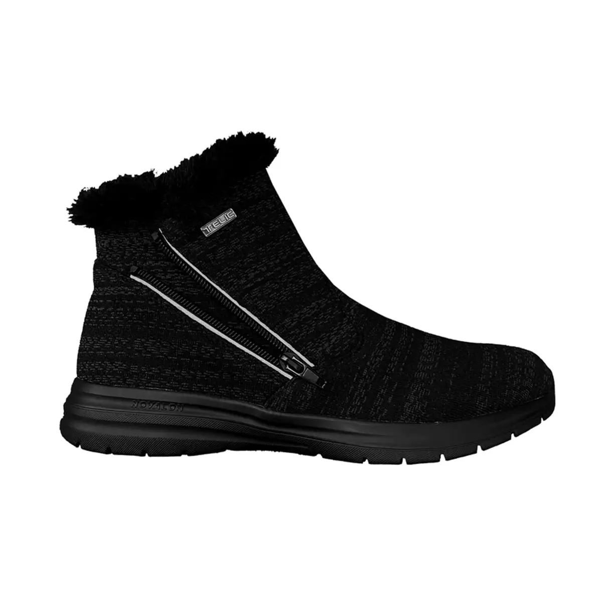 Telic Women's Apres-Ski Recovery Boots, Black Diamond, Size 7 | Supportive Novalon Material - main product image