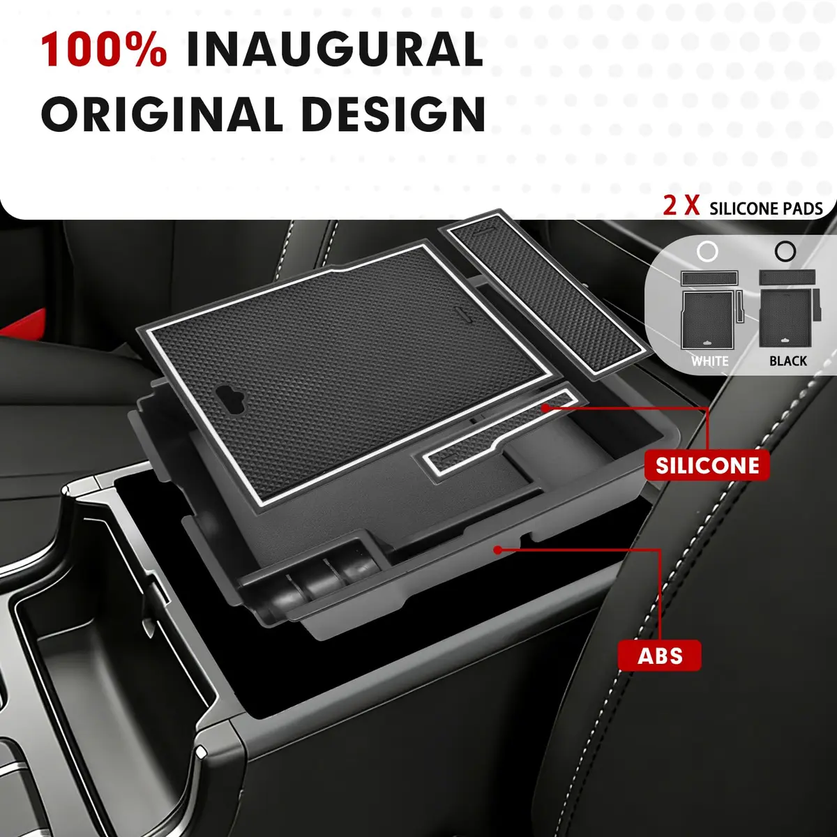 Autorder Center Console Organizer for Kia Sorento 2021-2026 | Durable ABS Plastic Storage Box - view 4