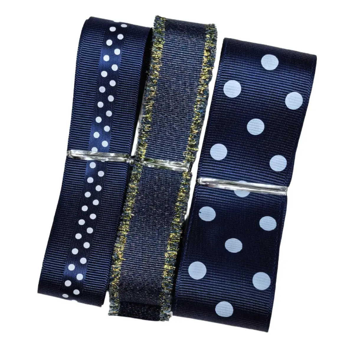 Libiline Navy Blue Grosgrain Satin Ribbon 25mm (1") | 20 Yards Craft DIY Accessory - view 4