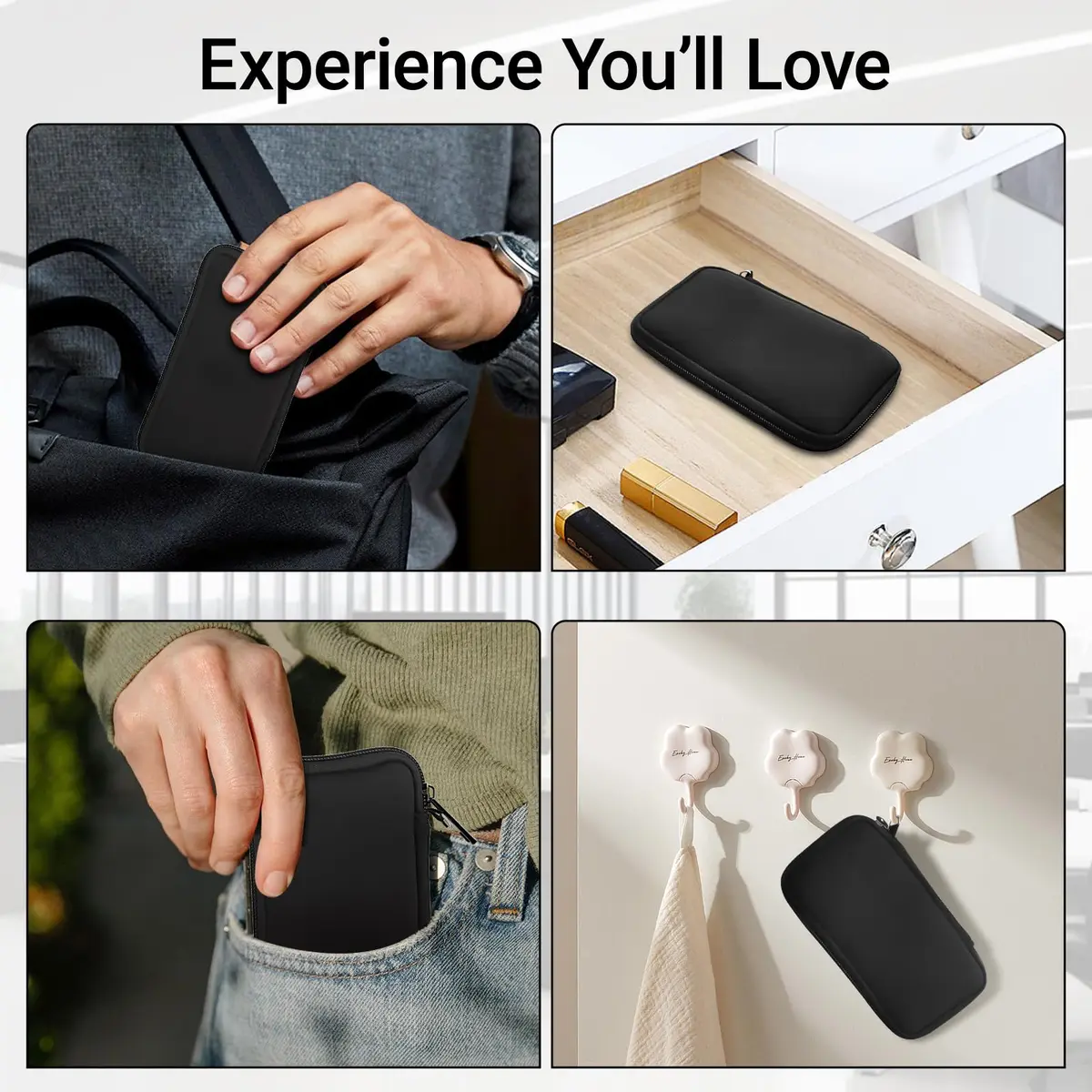 vellgo USB Flash Drive Case with 10 Slots | Portable Organizer for USB Memory Sticks - view 4
