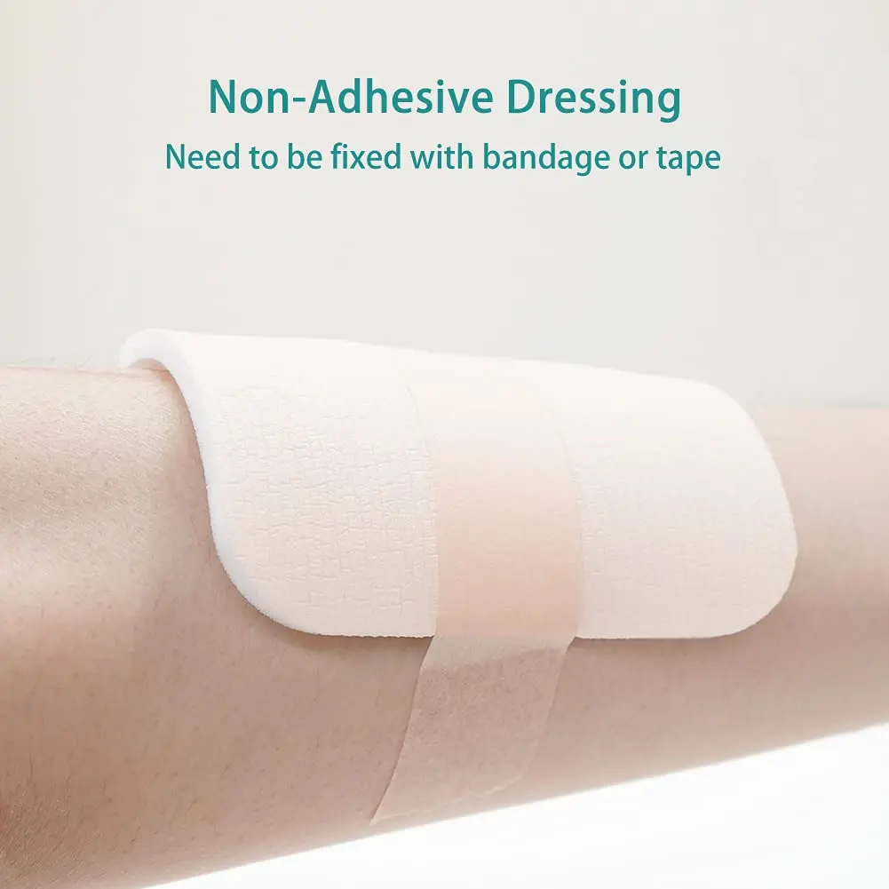 Dimora Foam Dressing 4x4 Inch | Highly Absorbent Waterproof Wound Care Pad - view 5