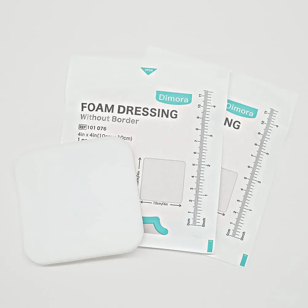 Dimora Foam Dressing 4x4 Inch | Highly Absorbent Waterproof Wound Care Pad - view 7