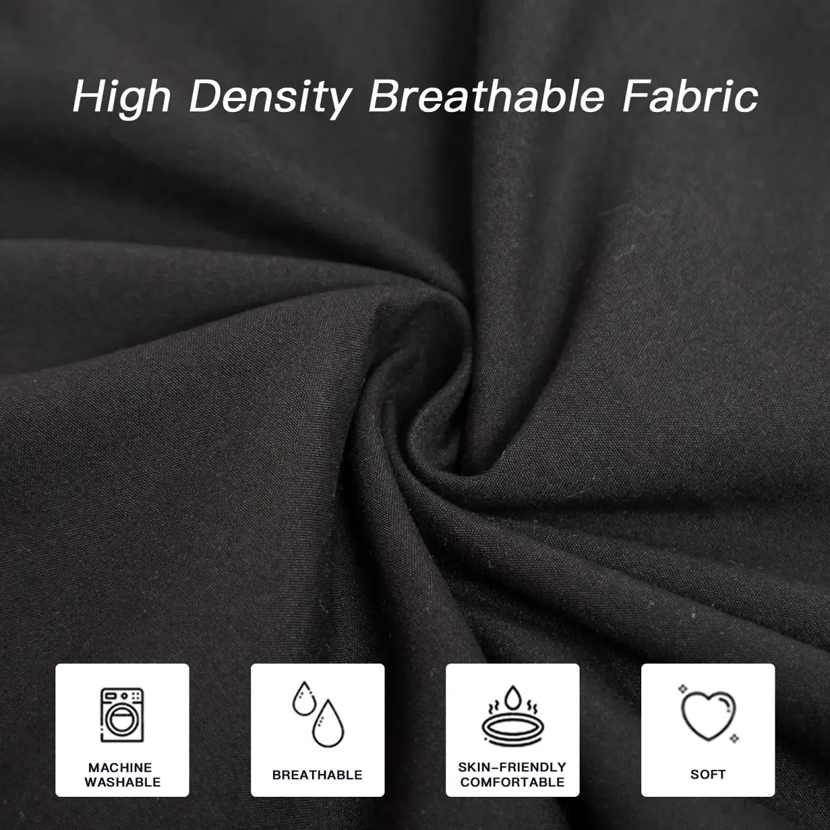 DOWNCOOL Luxury Full Body Pillow Insert with Cover 54"x20" | Soft, Breathable, and Supportive for Side Sleepers - view 4