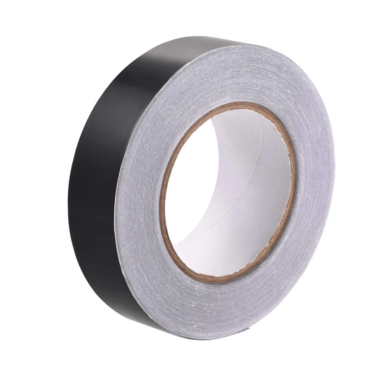 uxcell Black Matte Aluminum Foil Tape 25mm x 50m (0.98in x 164ft) | HVAC Sealing & Patching - main product image