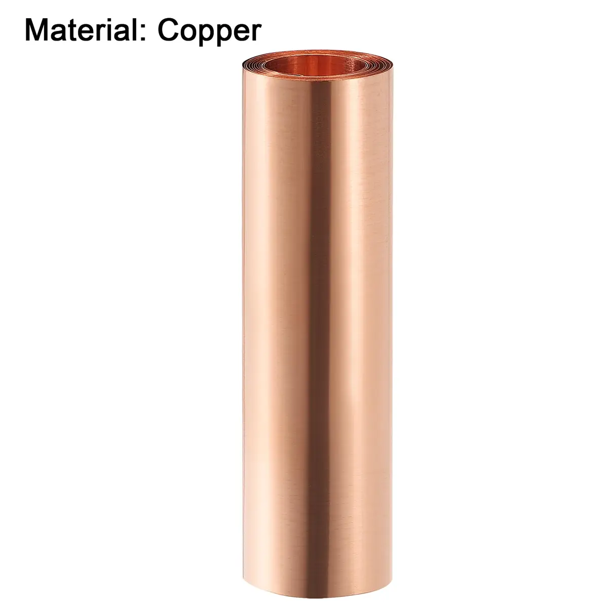 uxcell Copper Sheet Roll 1000mm x 100mm | High Conductivity & Corrosion Resistance - view 3
