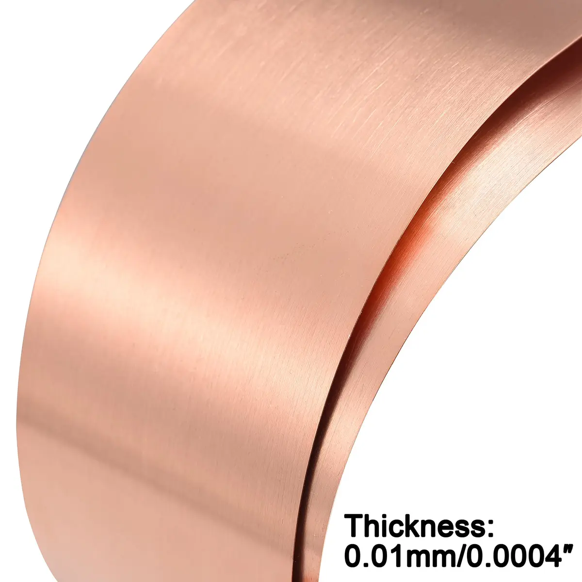 uxcell Copper Sheet Roll 1000mm x 100mm | High Conductivity & Corrosion Resistance - view 4