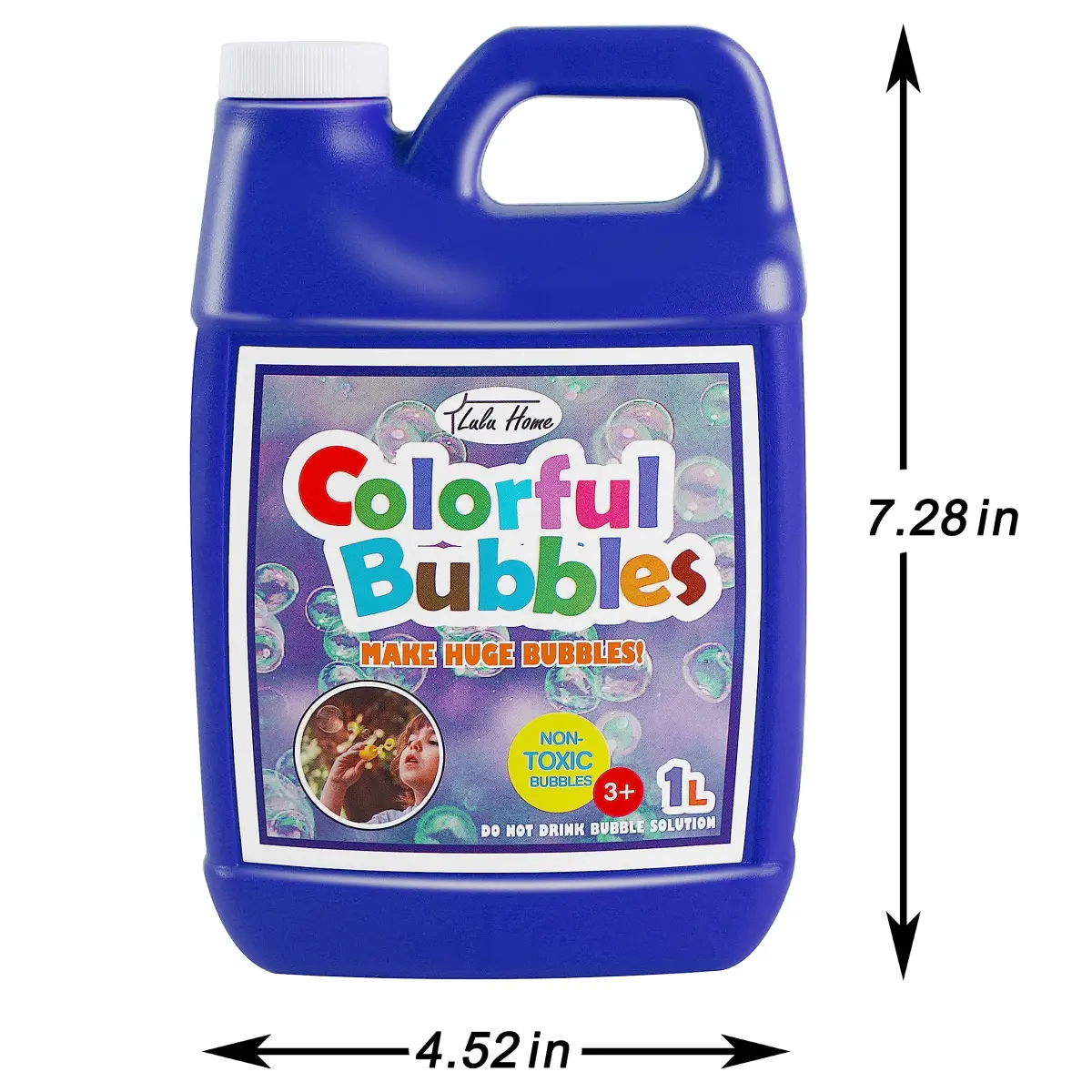 Lulu Home Concentrated Bubble Solution (1 L / 33.8 OZ) | Non-Toxic Bubble Maker Refill for Kids - view 2