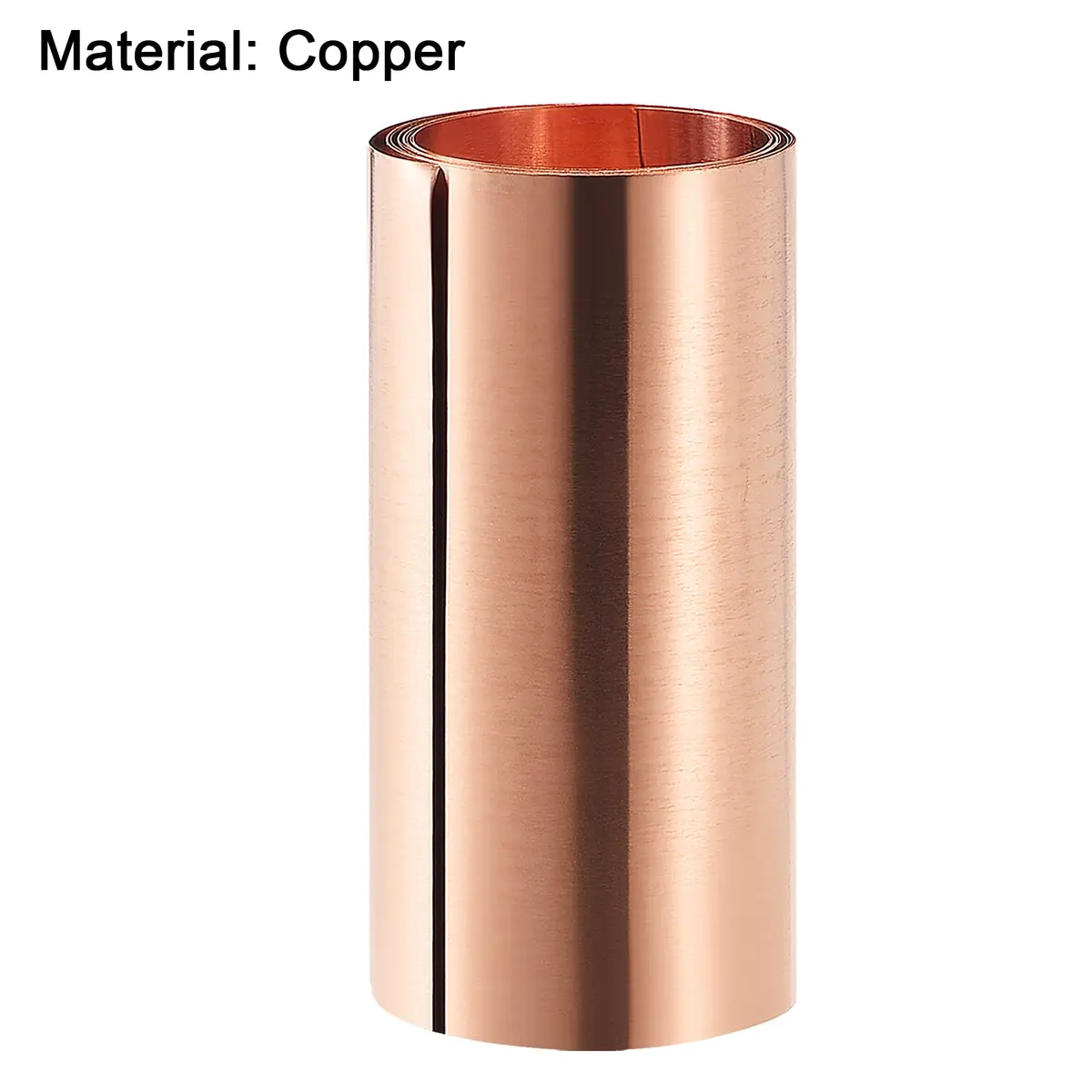 uxcell Copper Sheet Roll Metal Foil Plate 1000mm x 100mm x 0.1mm | 2pcs, 2m Total Length - view 3