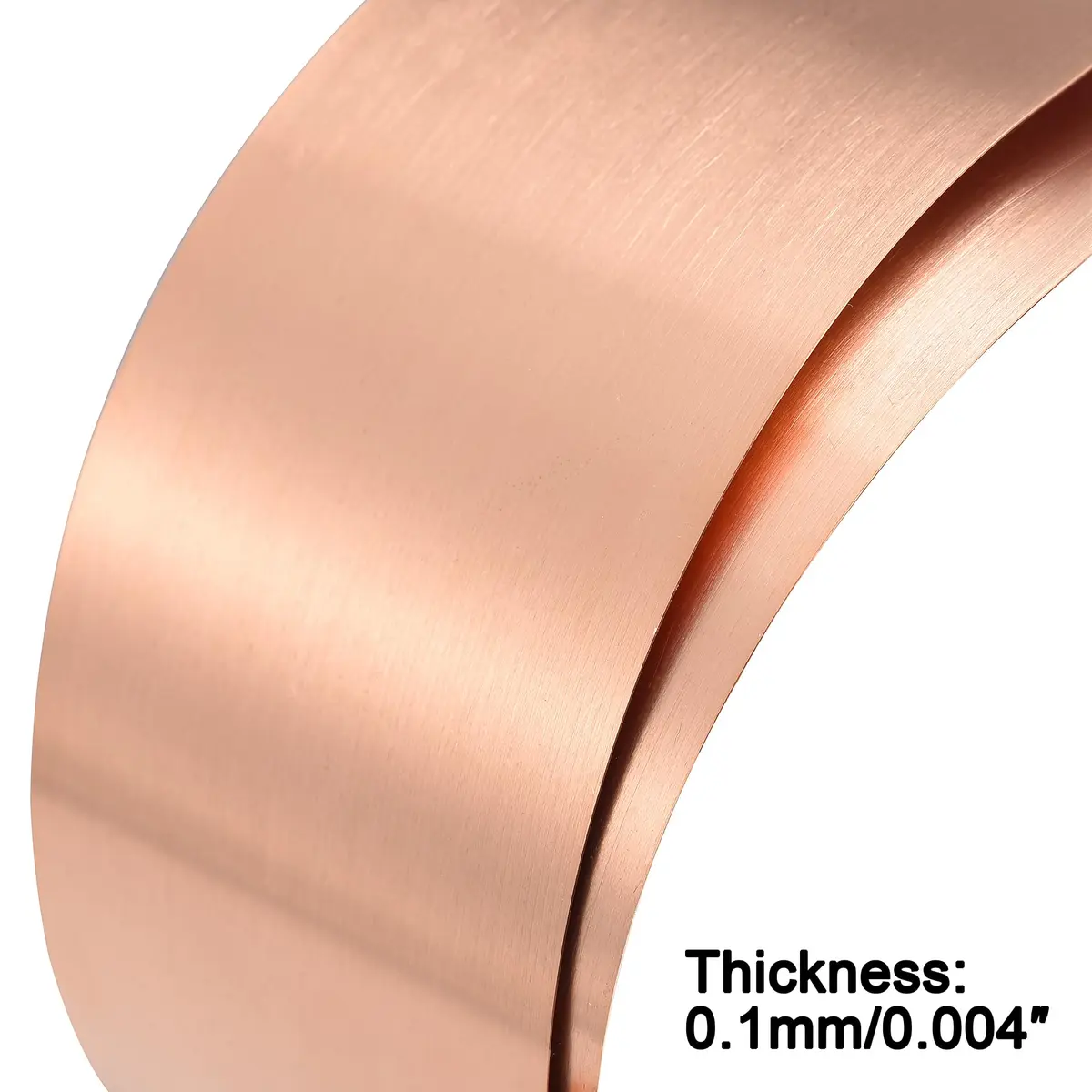 uxcell Copper Sheet Roll Metal Foil Plate 1000mm x 100mm x 0.1mm | 2pcs, 2m Total Length - view 4
