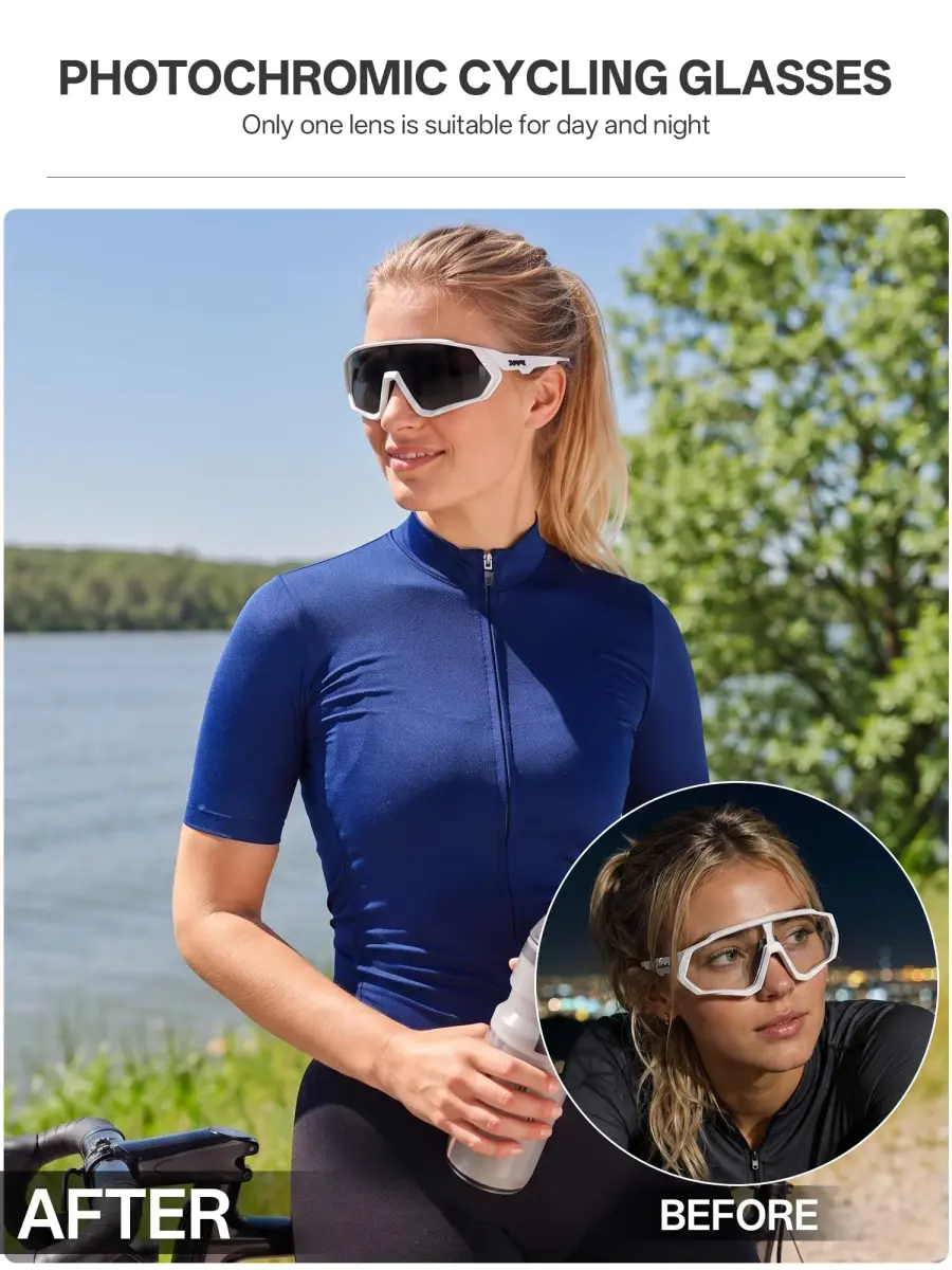 KAPVOE Photochromic Cycling Glasses K9408 | UV400 Protection - view 3