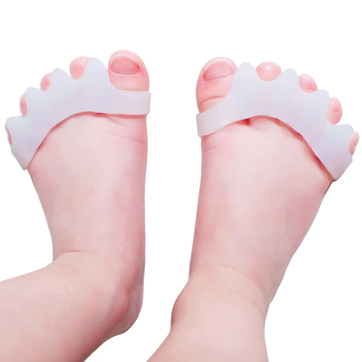 ERSANLI Children’s Gel Toe Separator & Bunion Corrector 2 Pcs | Supports Natural Toe Alignment for Kids - main product image