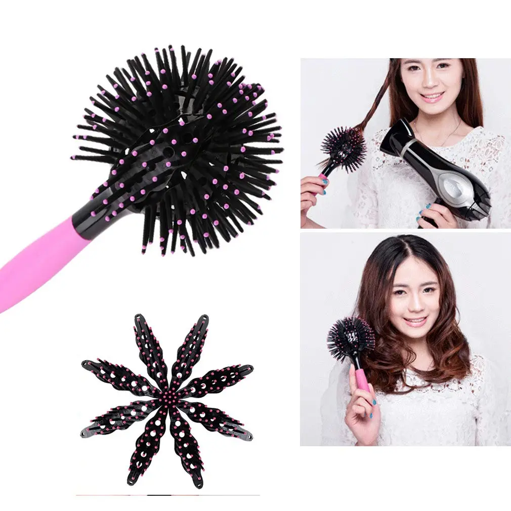 Aaiffey 3D Round Hair Brush 10.5cm (4.13in) Ball Diameter | Detangling & Blow Drying Styling Tool - view 5