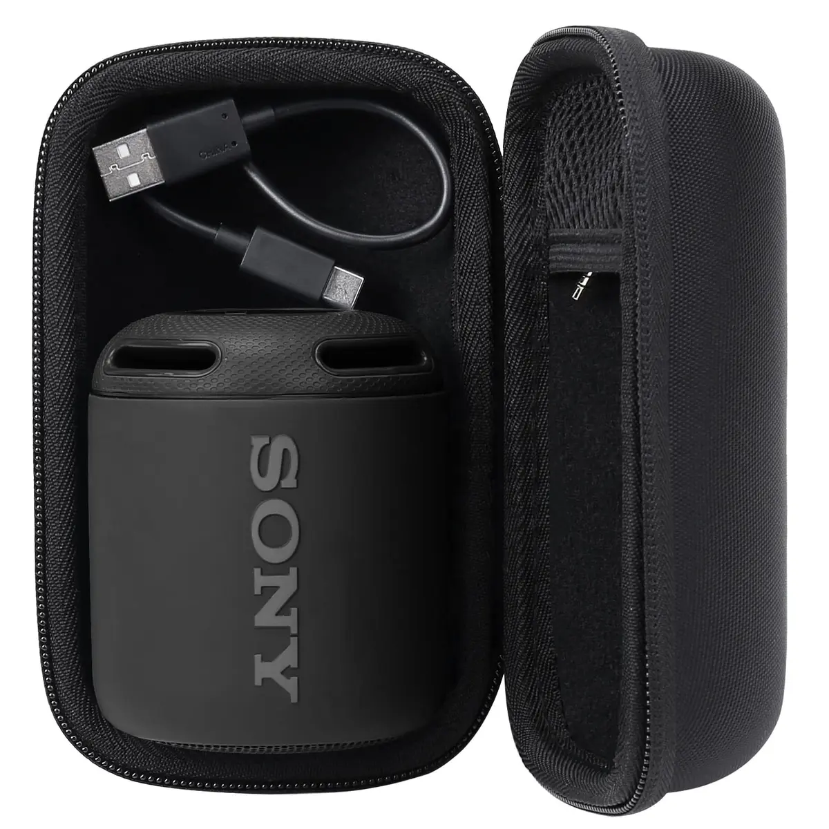 Khanka Hard Case for Sony SRS-XB13 Extra Bass Waterproof Compact Black | Shockproof & Waterproof - main product image
