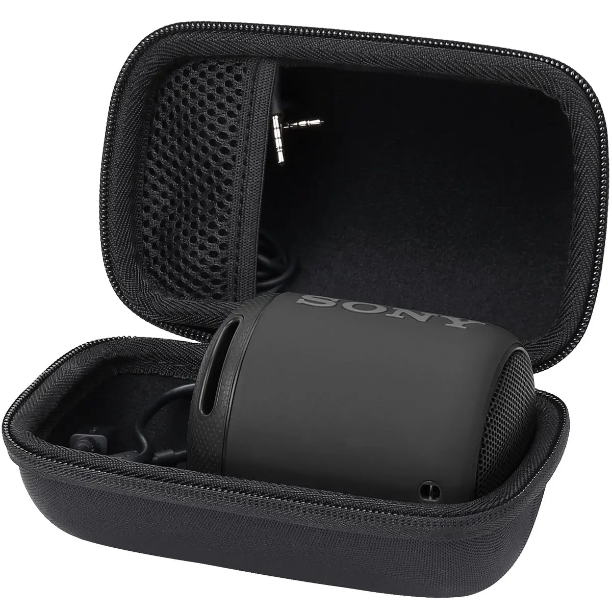 Khanka Hard Case for Sony SRS-XB13 Extra Bass Waterproof Compact Black | Shockproof & Waterproof - view 8