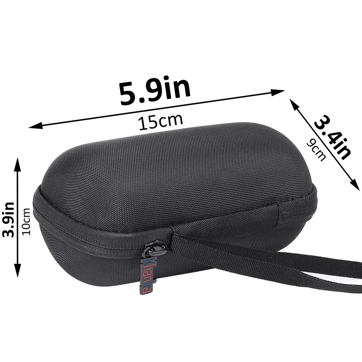 Khanka Hard Case for Sony SRS-XB13 Extra Bass Waterproof Compact Black | Shockproof & Waterproof - view 2