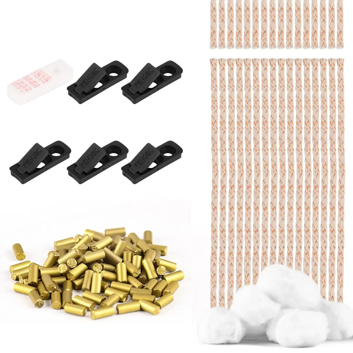 JINMUNIC Lighter Repair Kit for Zippo & Kerosene Lighters | 143 Pieces - main product image