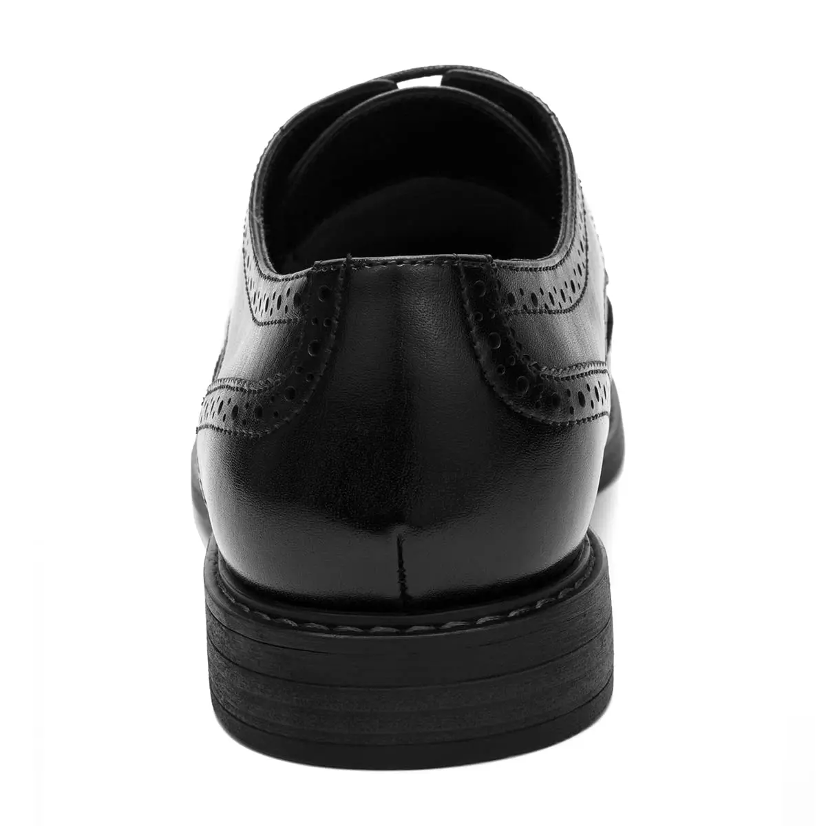 Temeshu Men's Dress Shoes Casual Oxford Shoes Black 9 | Classic Formal Leather Footwear - view 6