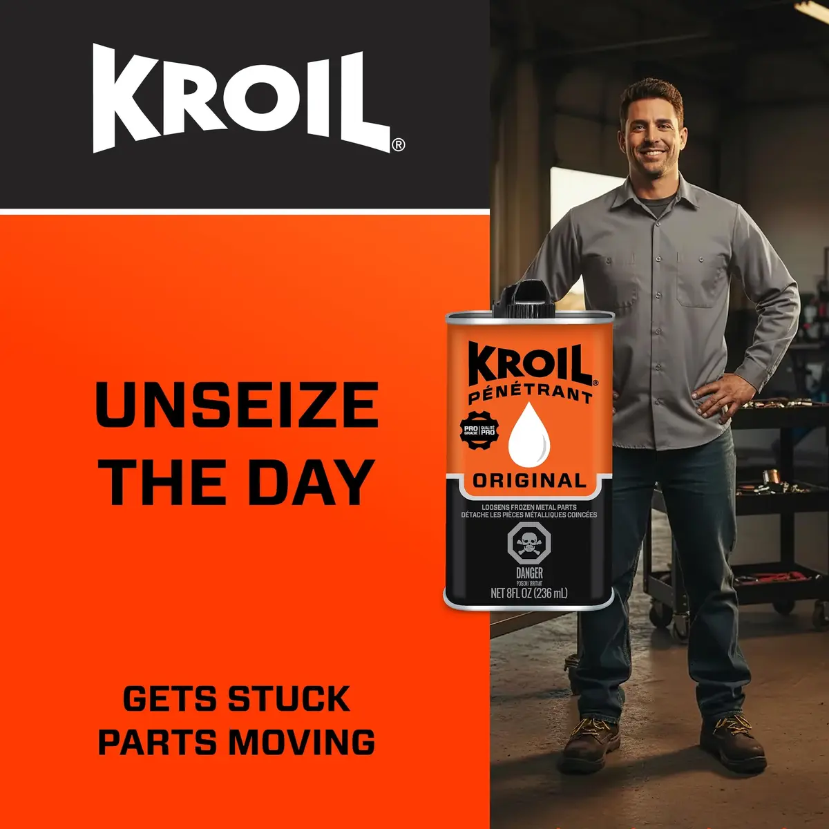 KROIL Original Penetrant 8 Fl Oz | Rust & Corrosion Inhibitor Oil for Metal Parts - view 8