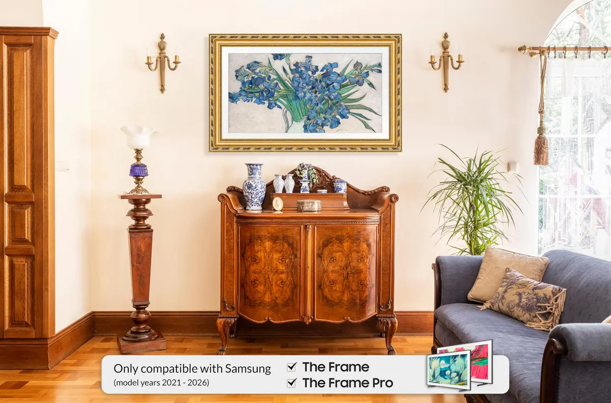 Frame My TV Ornate Gold 65" Deco TV Frame for Samsung The Frame/Pro TVs | Premium Alloy Aluminum - view 2