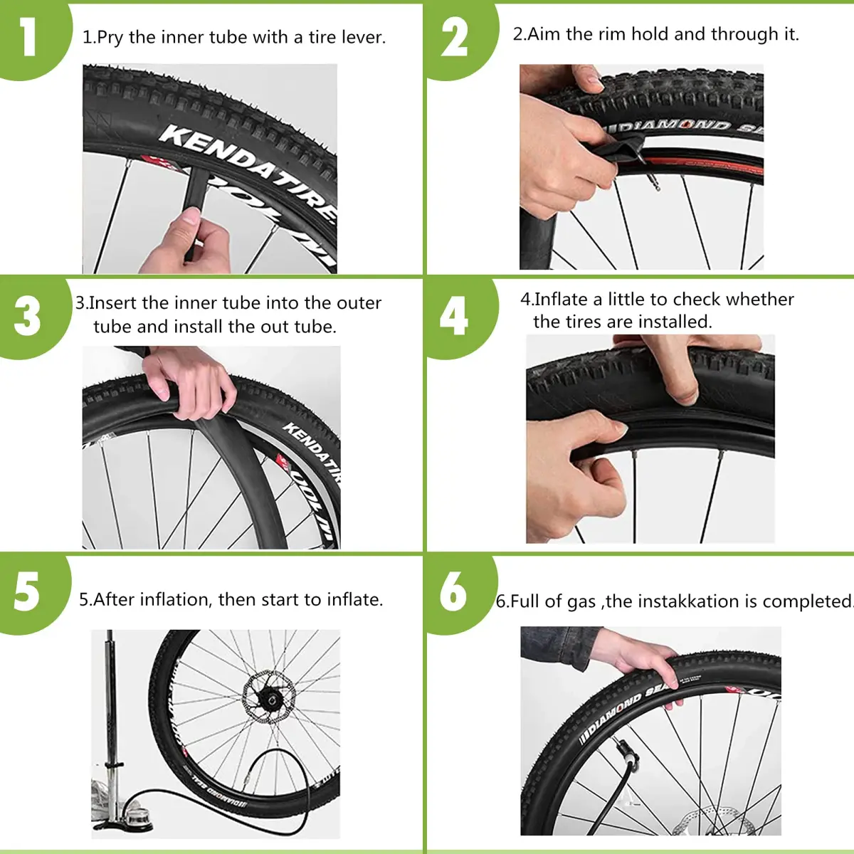BWSHLF Bike Inner Tube 700x18/25C 48mm Presta Valve 2-Pack | High-Quality Butyl Rubber for Road Bikes - view 6