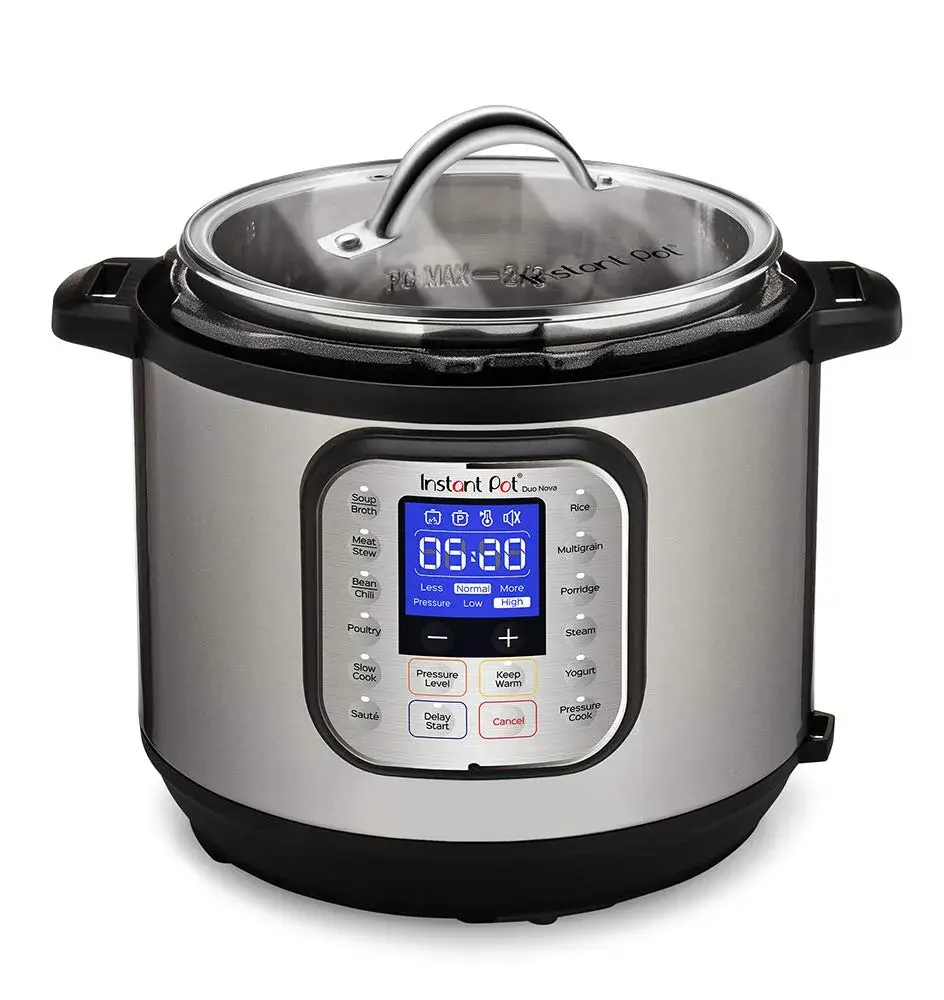 Instant Pot Stainless Steel Inner Cooking Pot & Tempered Glass Lid 8 Quart (6.7 L) | Food Grade 304 (18/8) Steel - view 6