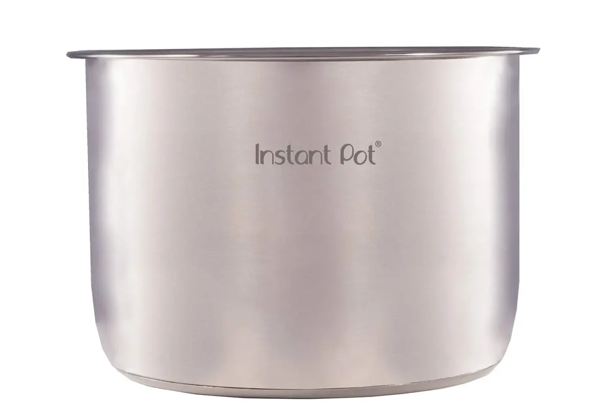 Instant Pot Stainless Steel Inner Cooking Pot & Tempered Glass Lid 8 Quart (6.7 L) | Food Grade 304 (18/8) Steel - view 2