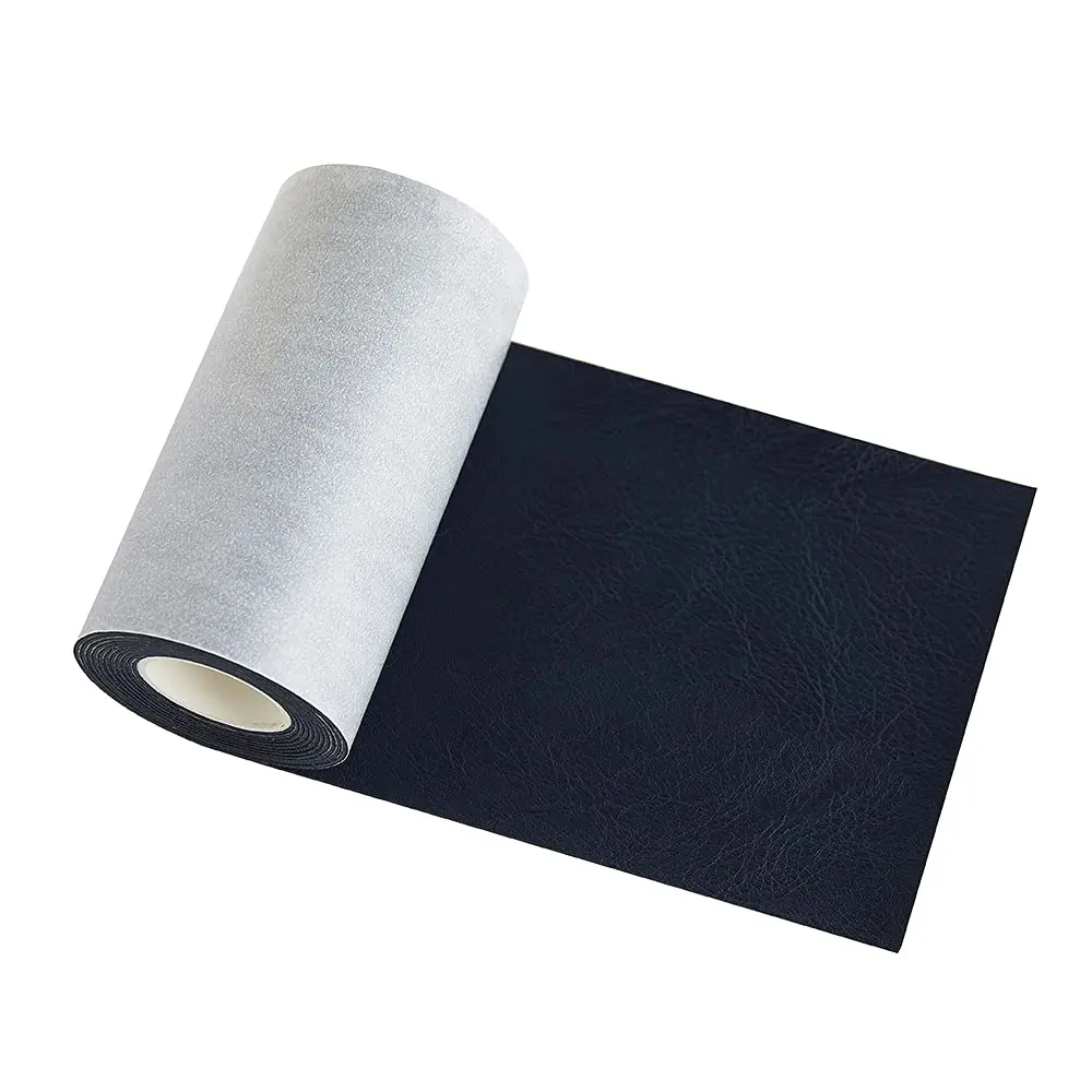 Cindy's Tape Retro Dark Blue Leather Repair Tape 4 inch x 5 ft (48 sq ft) | Heavy Duty Self-Adhesive Patch for Furniture & Car Seats - view 3