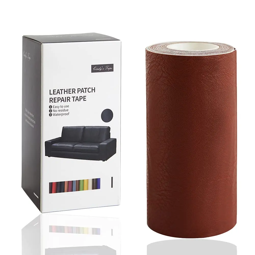 Cindy's Tape Heavy Duty Leather Repair Tape 4x60 inch Retro Dark Brown | Waterproof & Wear-Resistant - main product image