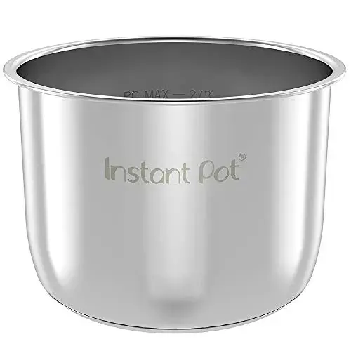 Instant Pot Stainless Steel Inner Cooking Pot 8-Qt (3.78 L) with Silicone Lid | Genuine USA Import - view 2