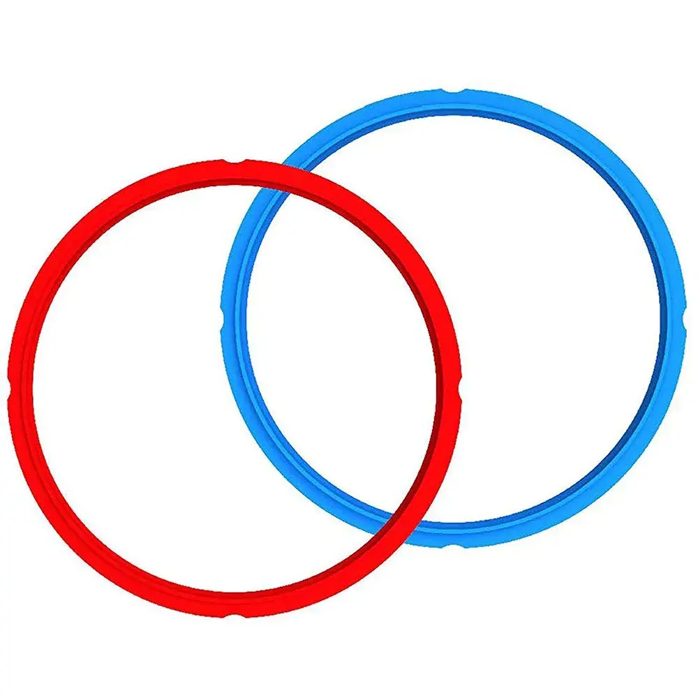 Instant Pot Stainless Steel Inner Cooking Pot 8-Qt + 2 Sealing Rings (Red/Blue) | Genuine USA Import - view 5