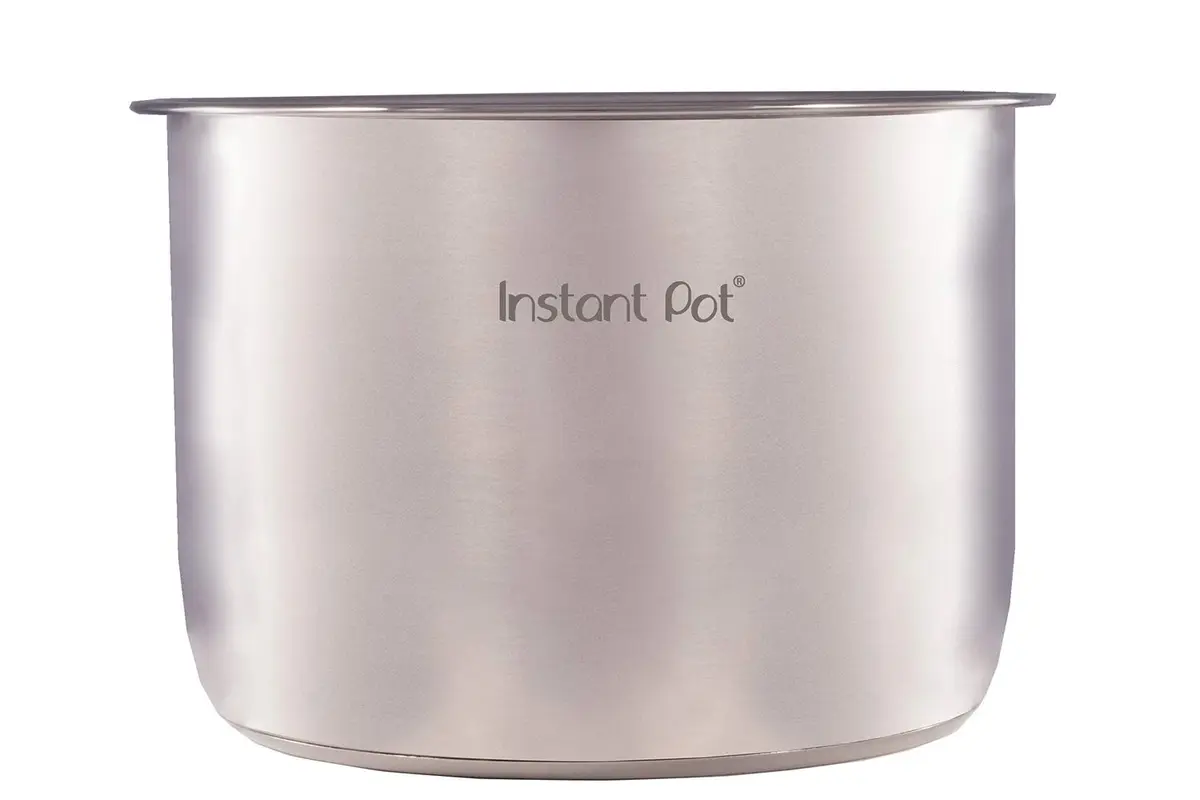 Instant Pot Stainless Steel Inner Cooking Pot 8-Qt + 2 Sealing Rings (Red/Blue) | Genuine USA Import - main product image