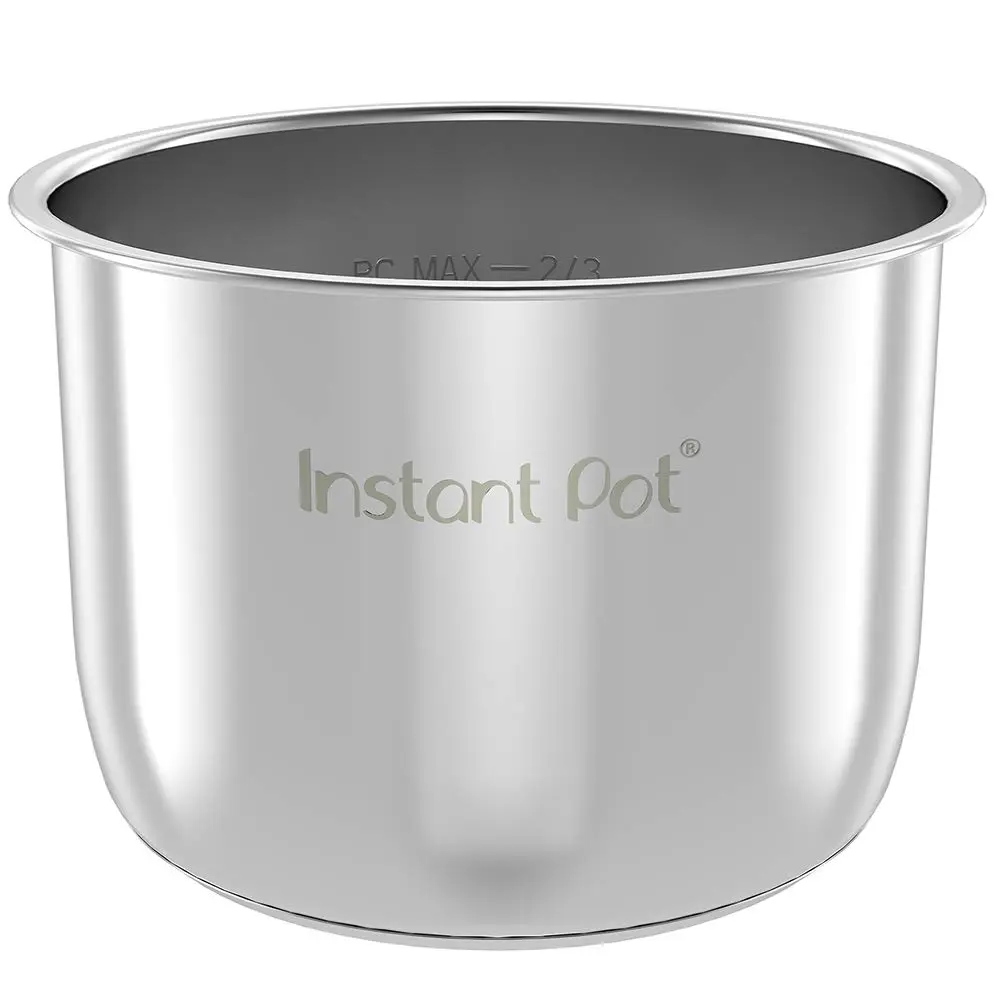 Instant Pot Stainless Steel Inner Cooking Pot 8-Qt + 2 Sealing Rings (Red/Blue) | Genuine USA Import - view 2