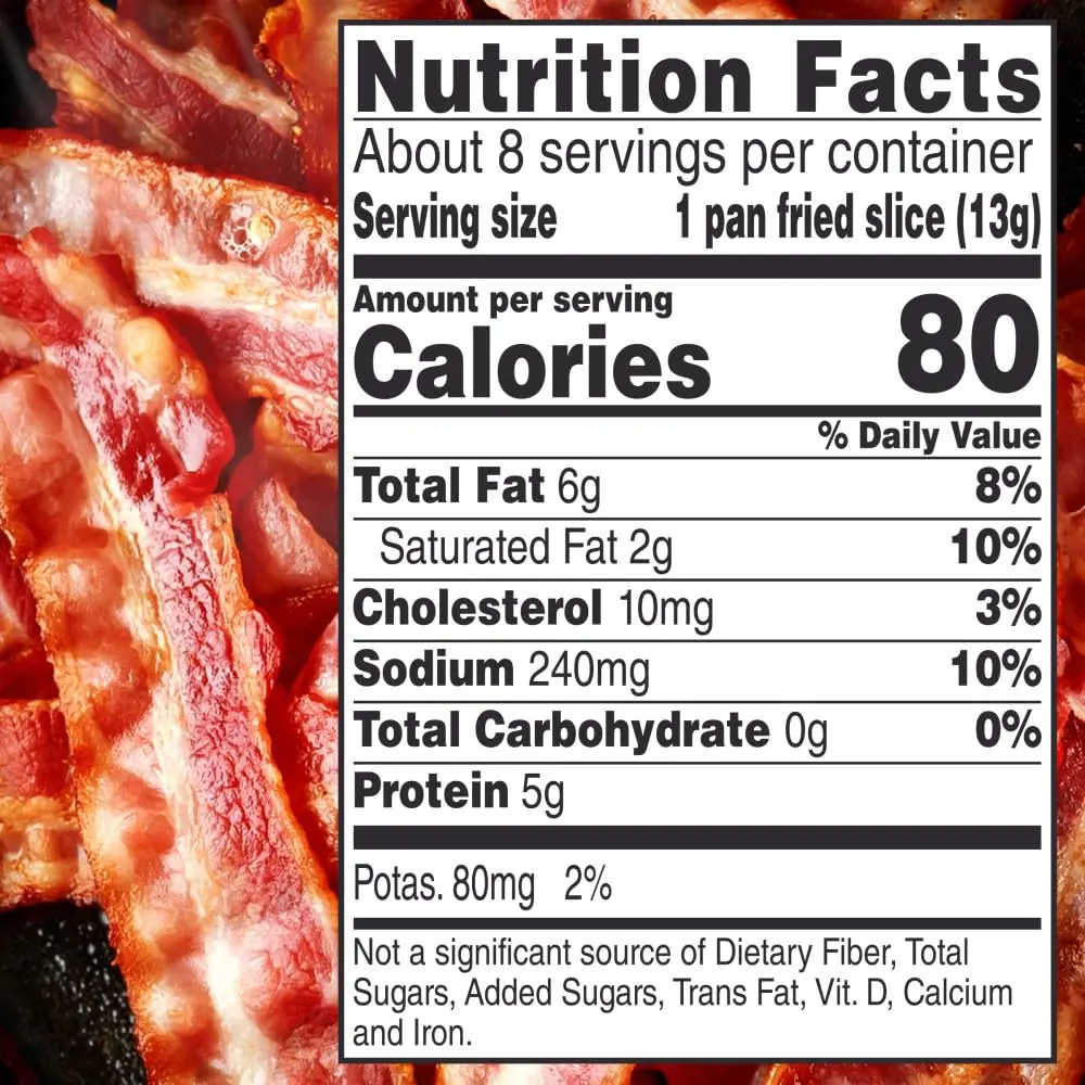 Jimmy Dean Hickory Smoked Thick Cut Bacon 12 oz | Crispy, Ready in Minutes, Gluten-Free - view 7