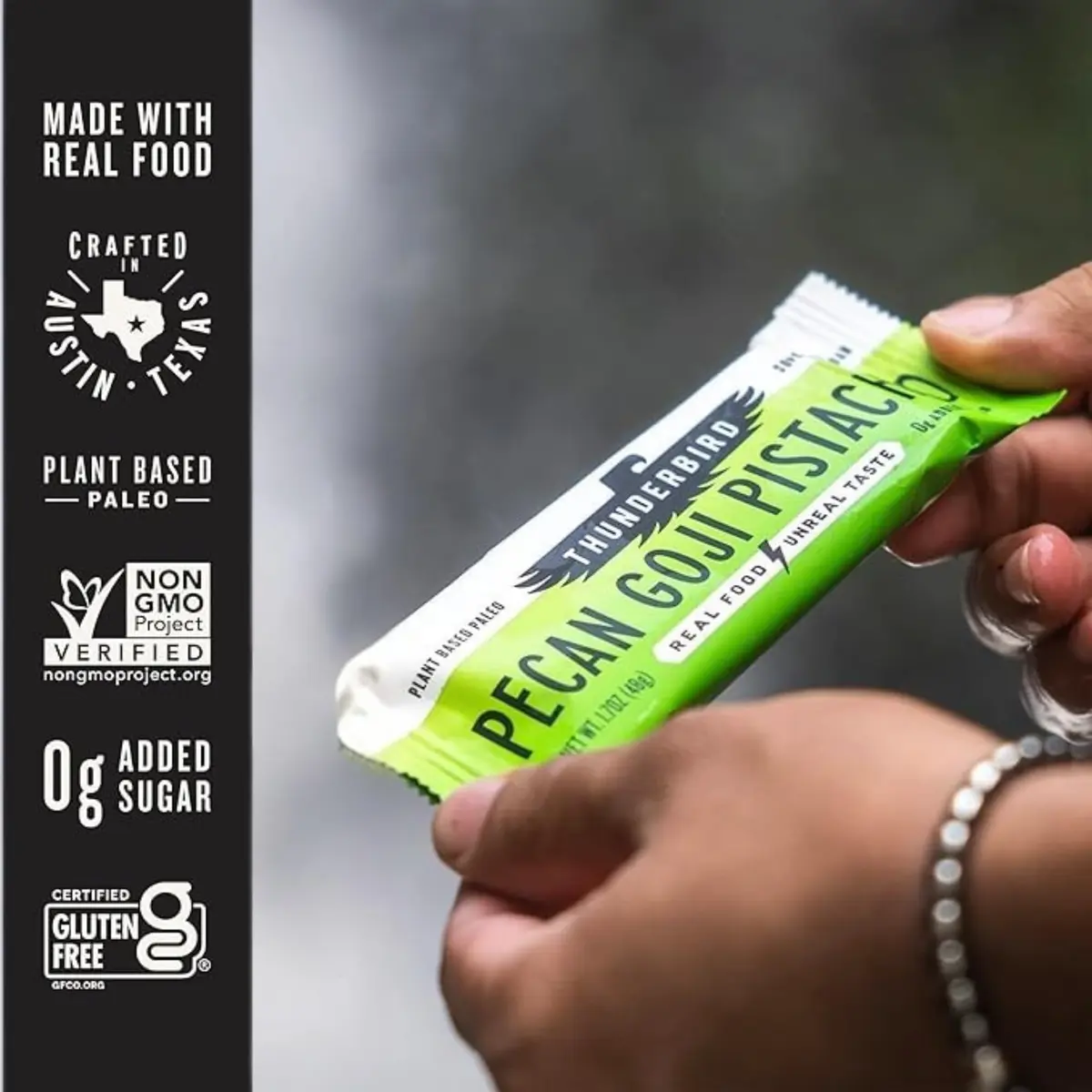 Thunderbird Real Food Bars Gluten-Free 12 Count | Vegan Paleo Non-GMO Energy Snack - view 2