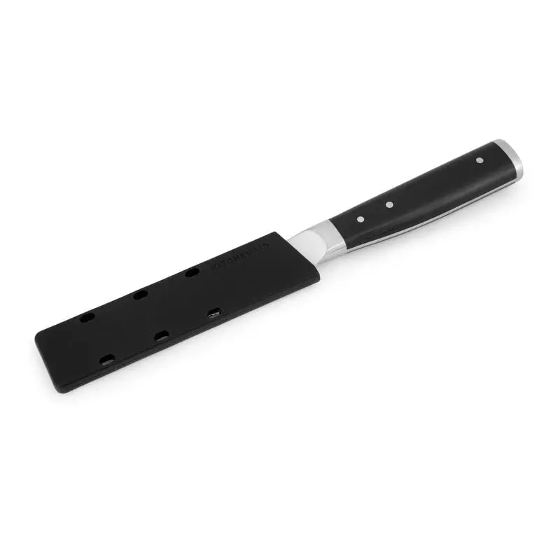 KitchenAid Gourmet Serrated Paring Knife 9cm (3.5-inch) | Forged Japanese Steel Blade - view 7
